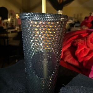 Starbucks Iridescent Black Studded Tumbler